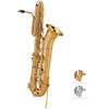 Bassaksofon Selmer SA80 II, Gold Lacquered Engraved, Outfit