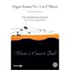 Organ Sonata No. 1 in F Minor - Concert Band Grade 4,5 Mendelssohn-Bartholdy/Instr. Torstein Aagaard-Nilsen