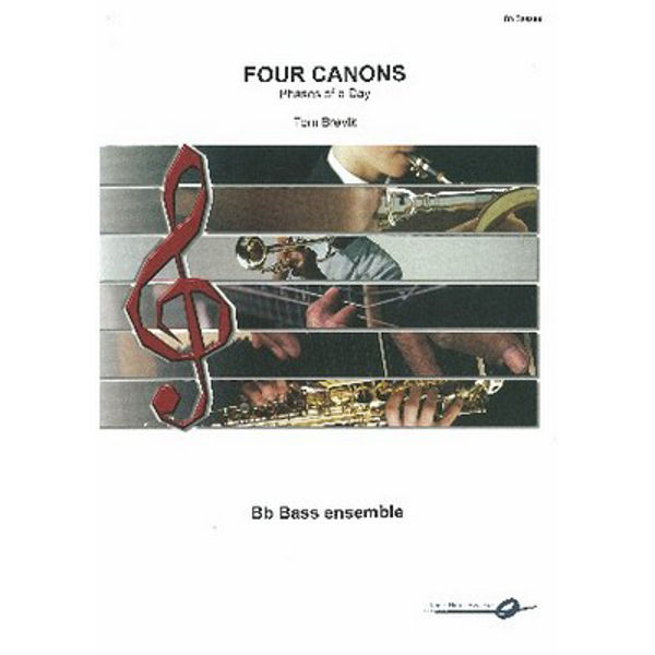 Four Canons - Phases of a day Bb Bass Ensemble Tom Brevik