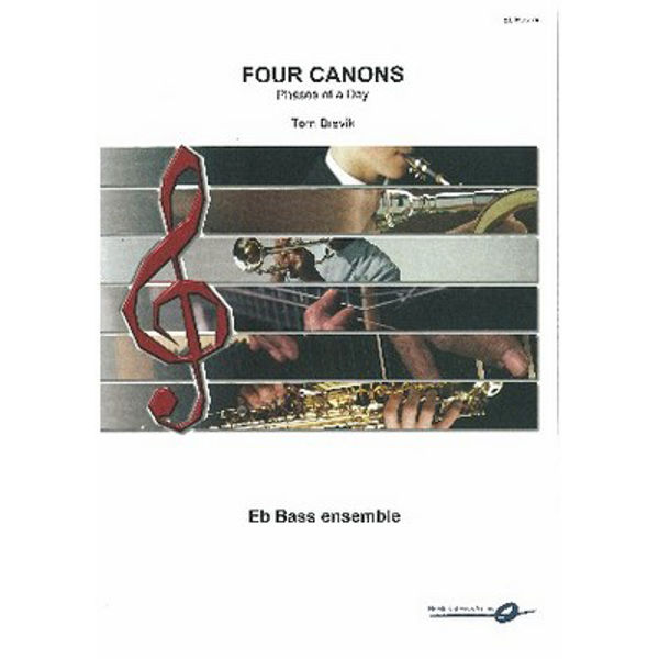 Four Canons - Phases of a day Eb Bass Ensemble Tom Brevik