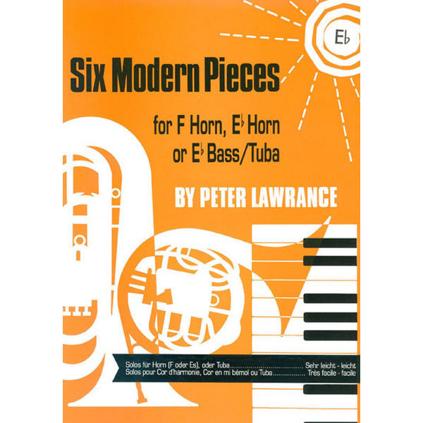 Six Modern Pieces, Eb Horn/Piano, Peter Lawrance