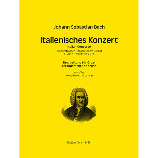 Italian Concerto F-Dur BWV971, Johann Sebastian Bach. Organ