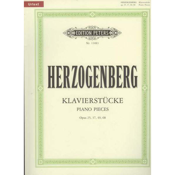 Piano Pieces Opp.25, 37, 49 & 68, Heinrich von Herzogenberg - Piano Solo