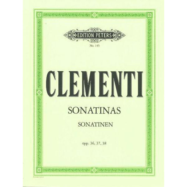 Sonatinas Op. 36 Nos. 1-6, Op. 37 Nos. 1-3, Op. 38 Nos. 1-3, Muzio Clementi - Piano Solo
