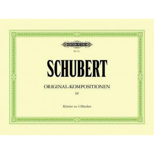 Piano Duets (original) Vol.3, Franz Schubert - Piano Duett