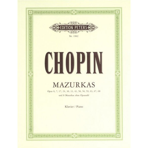 Mazurkas, Frederic Chopin - Piano Solo