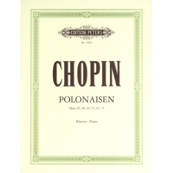 Polonaises, Frederic Chopin - Piano Solo