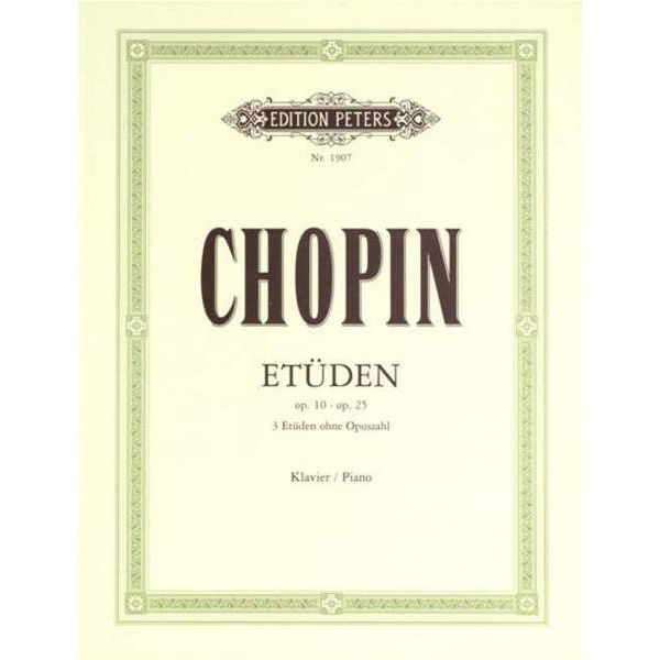 Etudes, Complete Op. 10 & Op. 25, Frederic Chopin - Piano Solo