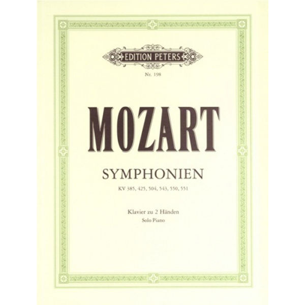 Symphonies, Wolfgang Amadeus Mozart - Piano Solo