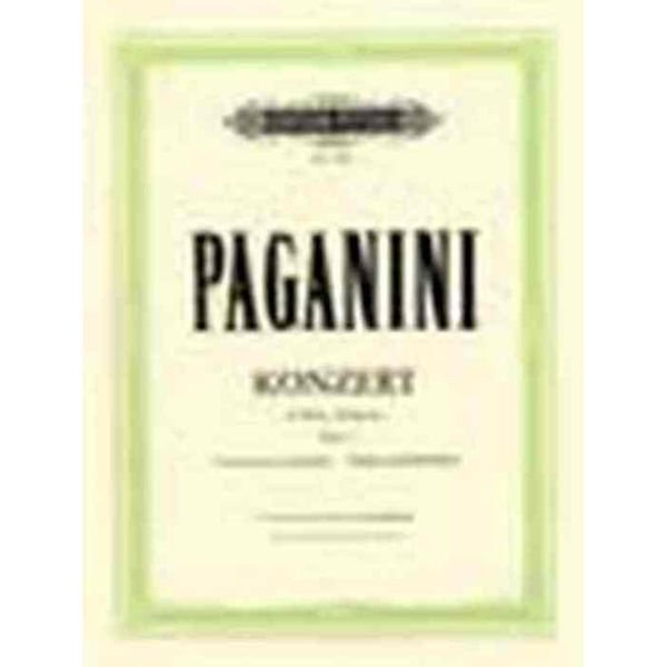 Kozert in D-Dur, Op. 6 for Violine und Orchester, Edition for Violin and Piano, Paganini
