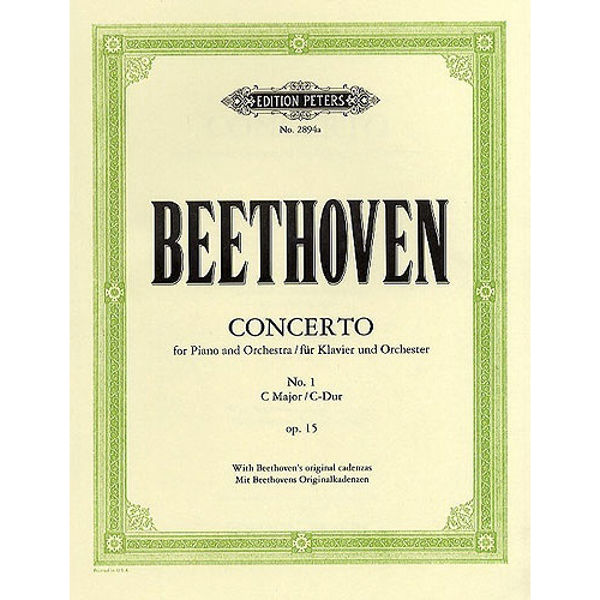 Concerto No. 1 in C Op.15, Ludwig van Beethoven - Piano Duett