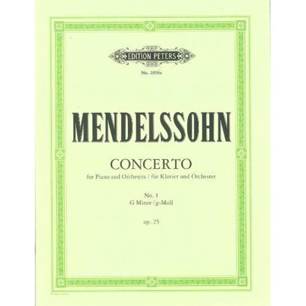 Concerto No. 1 in G minor Op.25, Felix Mendelssohn - Piano Duett