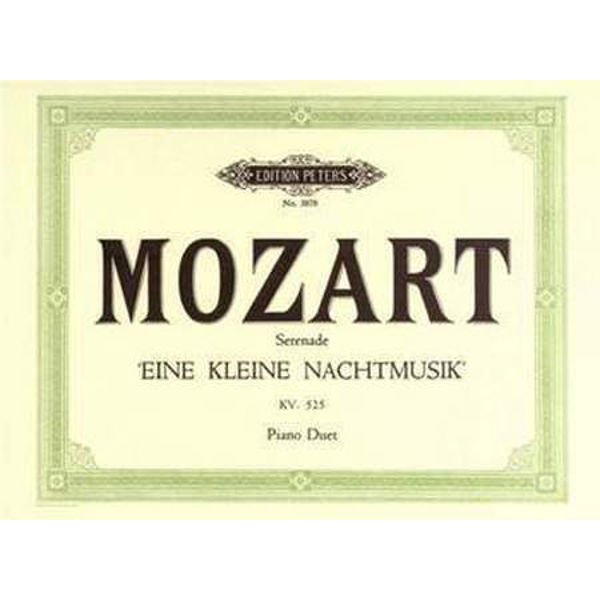 Eine kleine Nachtmusik K525, Wolfgang Amadeus Mozart - Piano Duett