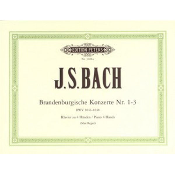 Brandenburg Concerti Nos.1-3, Johann Sebastian Bach - Piano Duett