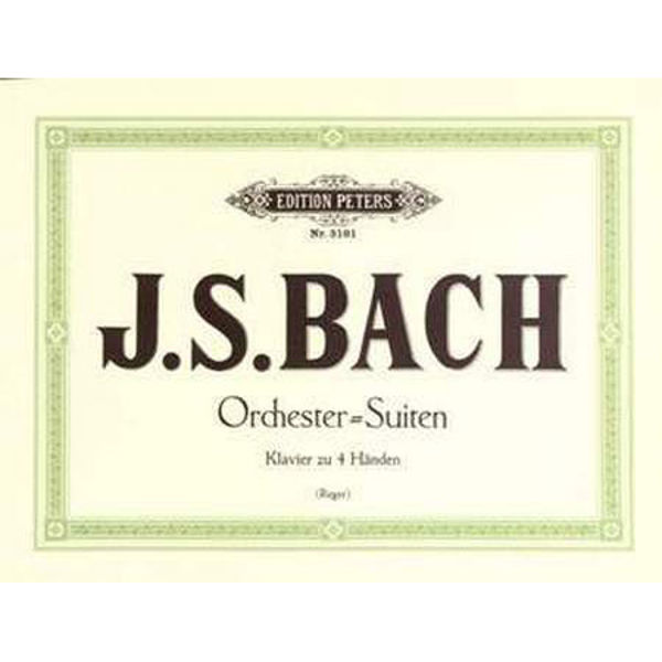 Orchestral Suites Nos.1-4, Johann Sebastian Bach - Piano Duett