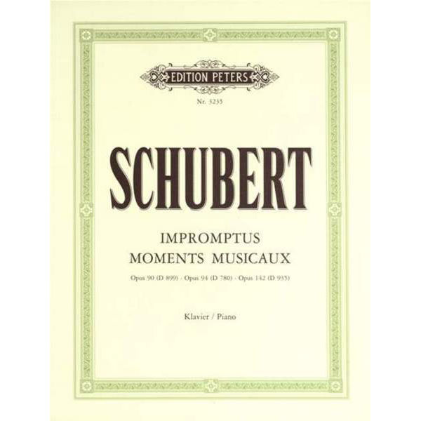 Impromptus & Moments Musicaux, Franz Schubert - Piano Solo