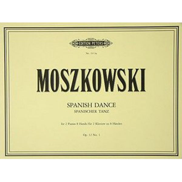 Spanish Dance Op.12 No. 1, Moritz Moszkowski - Piano Duett