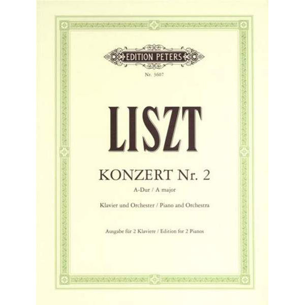 Concerto No. 2 in A, Franz Liszt - Piano Duett