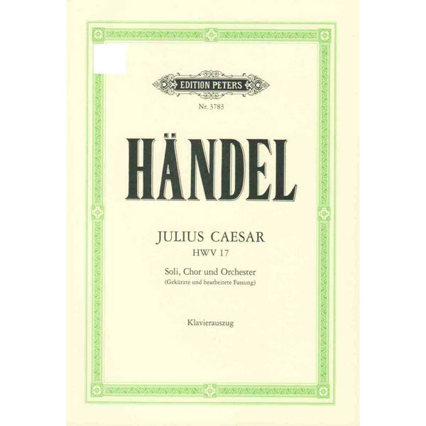 Julius Caesar HWV 17 for Solo, Choir and Orchestra, Händel. Pianoutgave