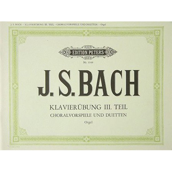 Organ Works Based on Chorales Vol.3, Johann Sebastian Bach - Organ Solo