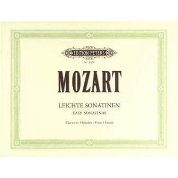 Sonatinas, Wolfgang Amadeus Mozart - Piano Duett