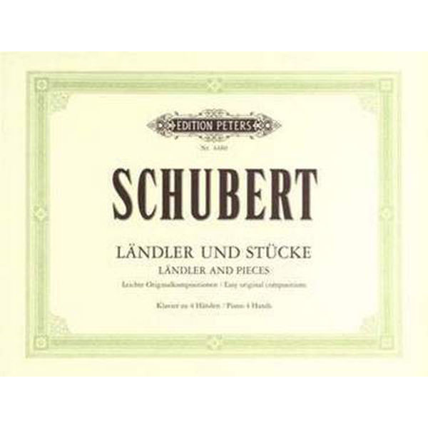 Ländler & Pieces, Franz Schubert - Piano Duett