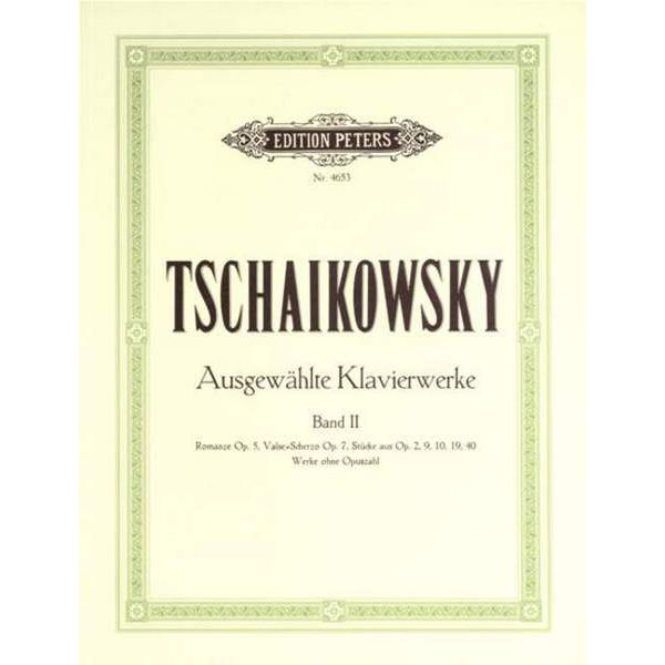 Selected Piano Works Vol.2, Pyotr Ilyich Tchaikovsky - Piano Solo