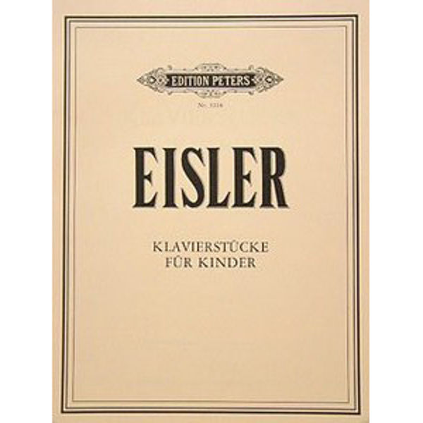 Piano Pieces for Children (7), Hanns Eisler - Piano Solo