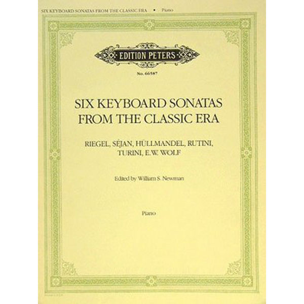 Six Keyboard Sonatas from the Classic Era, Various Composers - Piano Solo
