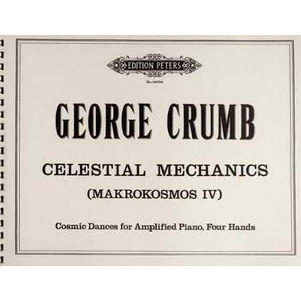 Celestial Mechanics (Makrokosmos IV), George Crumb - Piano Duett