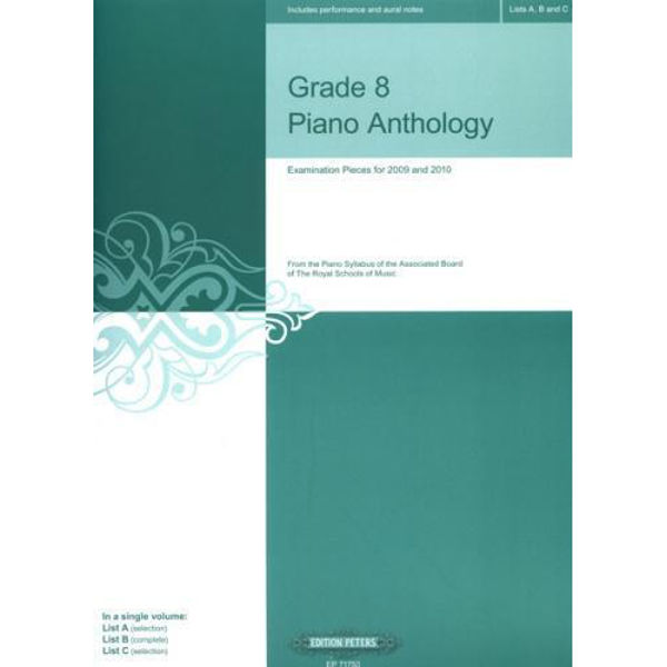 Grade 8 Piano Anthology, Examination Pieces for 2009-2010, Various Composers - Piano Solo