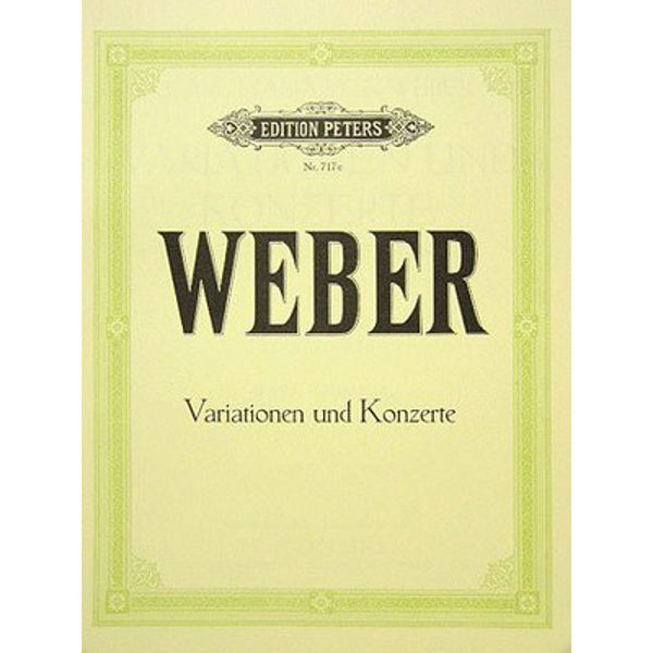 Complete Piano Works Vol.3: Variations & Concertos, Carl Maria Von Weber - Piano Solo