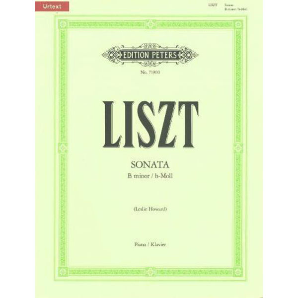 Sonata in B minor (NEW EDITION), Franz Liszt - Piano Solo