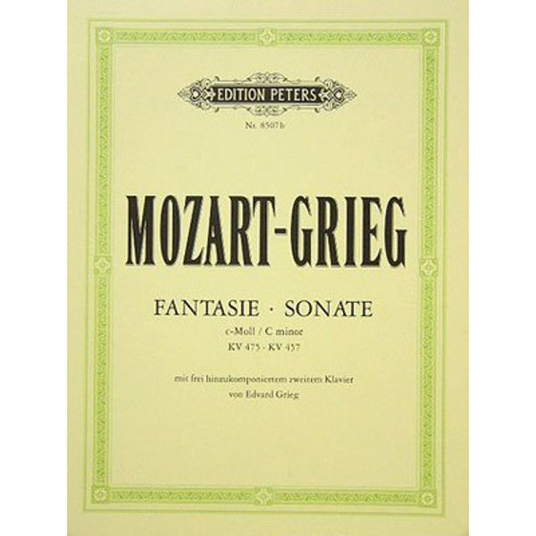 Sonata in C minor K457 (with Fantasia K476), Edvard Grieg / Wolfgang Amadeus Mozart - Piano Duett