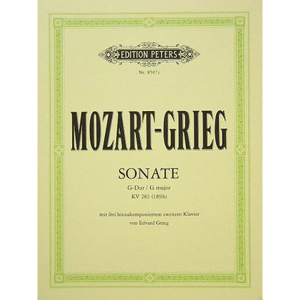 Sonata in G major K283, Edvard Grieg / Wolfgang Amadeus Mozart - Piano Duett