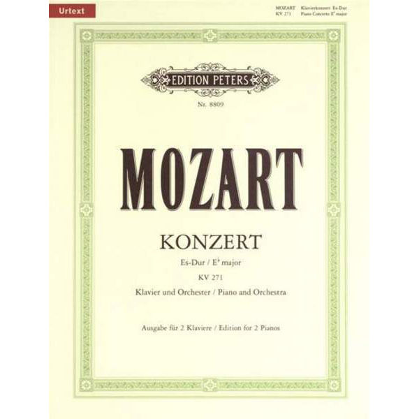 Concerto No. 9 in E flat K271, Wolfgang Amadeus Mozart - Piano Duett