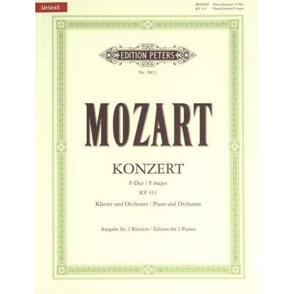 Concerto No. 11 in F K413, Wolfgang Amadeus Mozart - Piano Duett