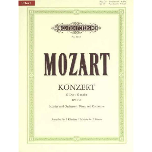 Concerto No. 17 in G K453, Wolfgang Amadeus Mozart - Piano Duett