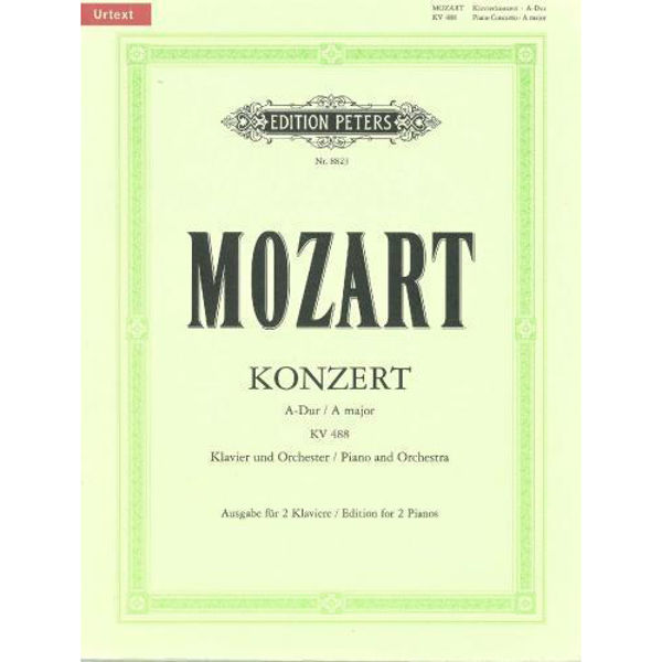 Concerto No. 23 in A K488, Wolfgang Amadeus Mozart - Piano Duett