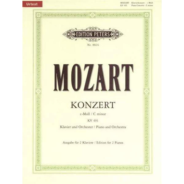 Concerto No. 24 in C minor K491, Wolfgang Amadeus Mozart - Piano Duett