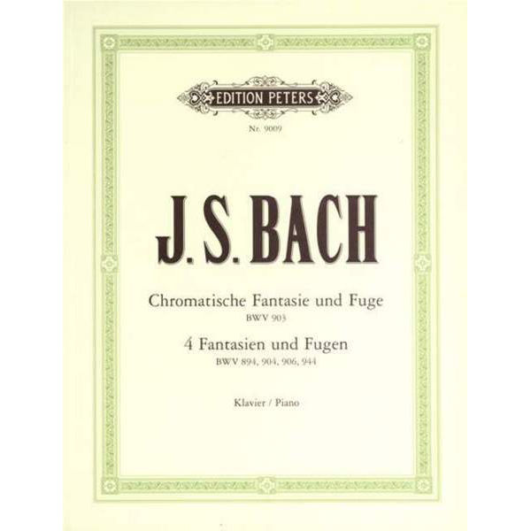 Fantasias & Fugues, Johann Sebastian Bach - Piano Solo