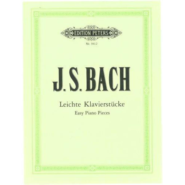 Easy Piano Pieces, Johann Sebastian Bach - Piano Solo