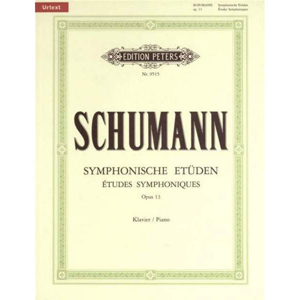 Etudes Symphoniques Op.13, Robert Schumann - Piano Solo