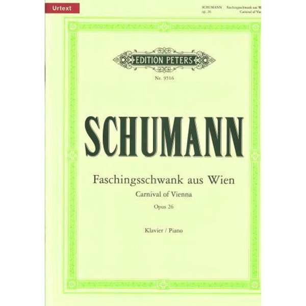 Carnival of Vienna/ Faschingsschwank aus Wien Op.26, Robert Schumann - Piano Solo
