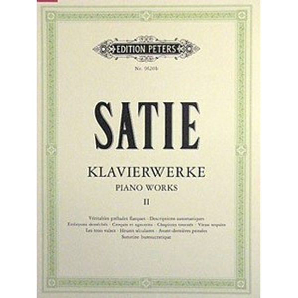 Piano Works Vol.2, Eric Satie - Piano Solo