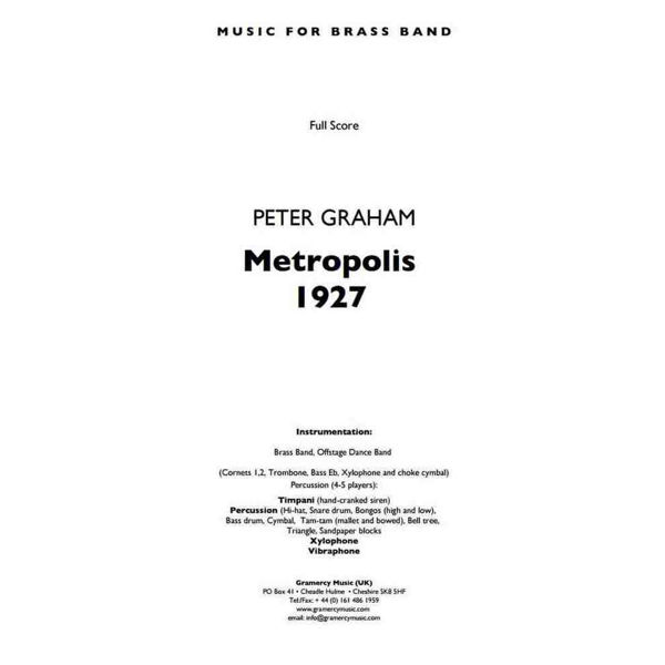 Metropolis 1927, Peter Graham. Brass Band