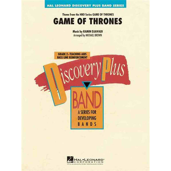 Game of Thrones, Theme. Ramin Djawadi/Michal Brown. Concert Band