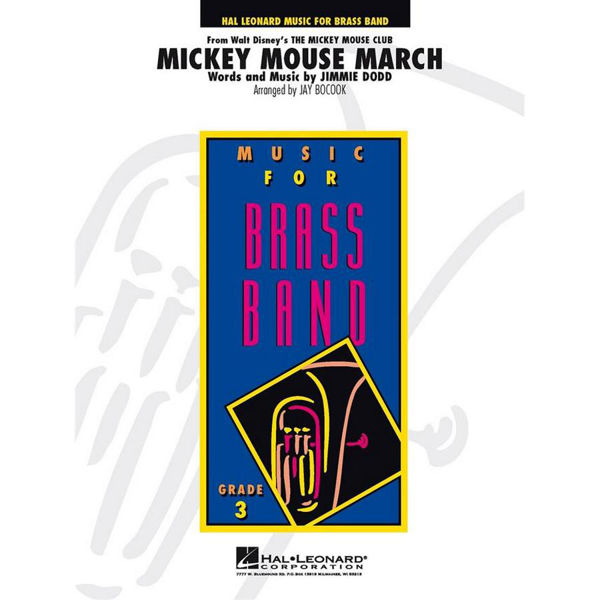 Mickey Mouse March. Brass Band  arr Jimmy Dodd