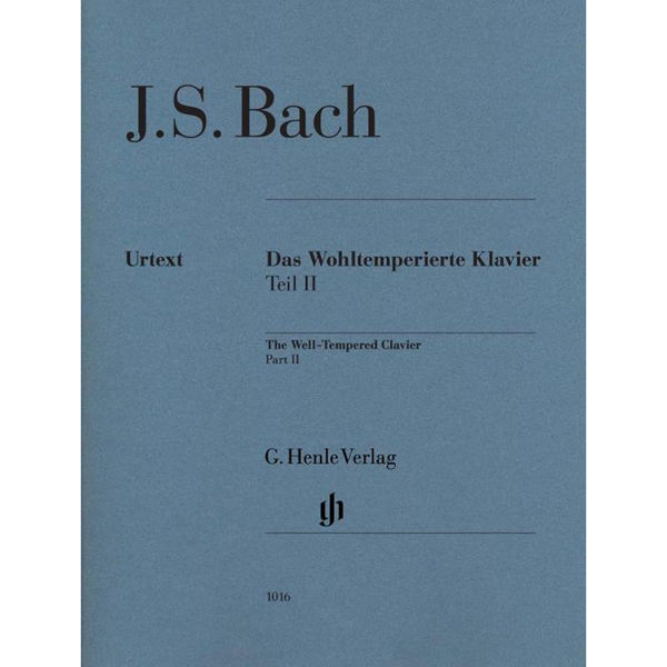 Well-Tempered Clavier, part II without fingering, Johann Sebastian Bach - Piano solo