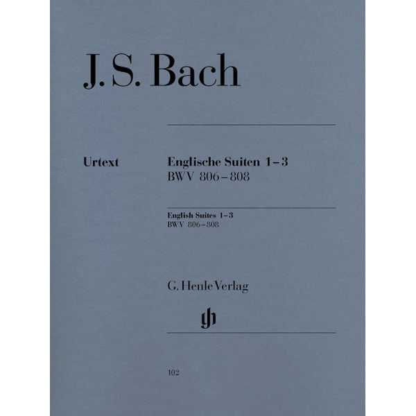 English Suites 1-3, BWV 806-808, Johann Sebastian Bach - Piano solo
